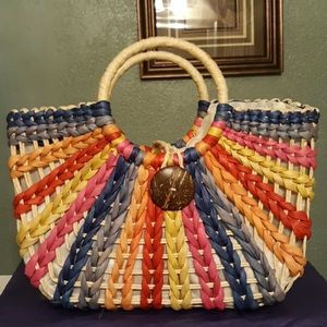 straw purse